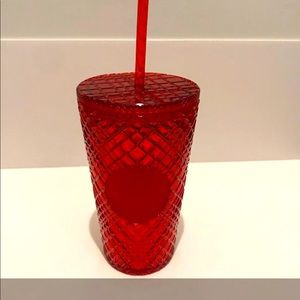 NWT Starbucks Grande Red Jeweled tumbler